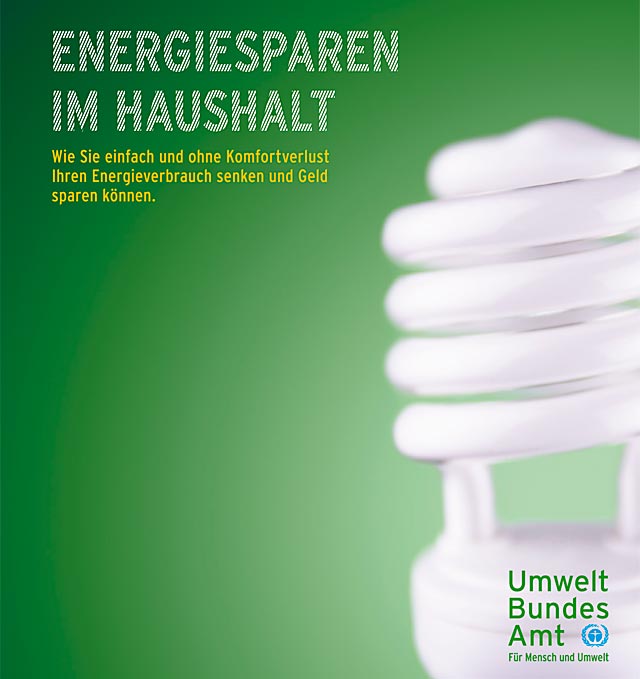 BBroschüre „Energiesparen im Haushalt“ des Umweltbundesamtes (UBA)