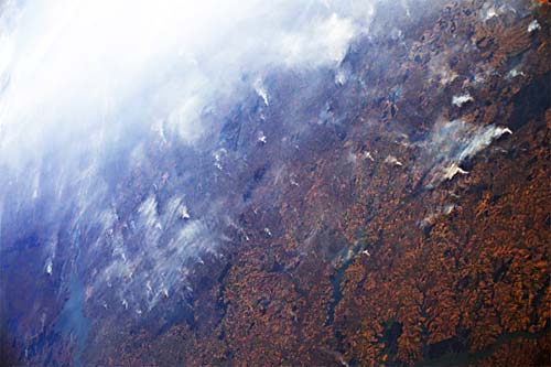 Amazon rainforest is burning ESA NASA L Parmitano 500