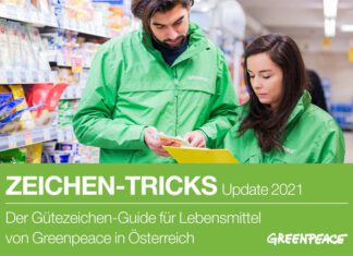 Gütezeichen Guide für Lebensmittel von Greenpeace Österreich