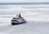 FS Polarstern auf dem Weg zur Neumayer-Station III in die Antarktis (Foto: Folke Mehrtens)