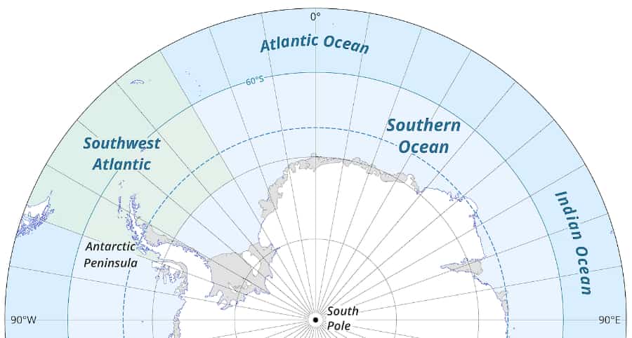 Krill populations and their habitat have moved south in the ‘Southwest Atlantic sector’ of the Southern Ocean, off the Antarctic Peninsula. Photo: AADC