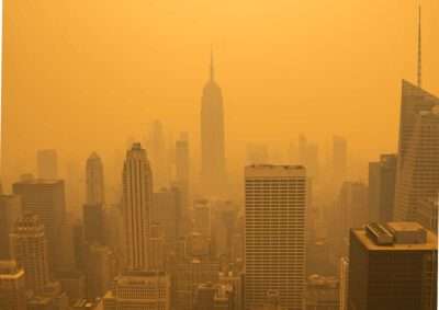 Quebec Canada Wildfire Smoke Consumes New Jersey and New York City June 7 2023 © Anthony Quintano (Flickr, CC BY 2.0)