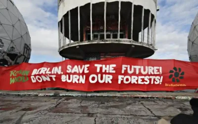 Berlin verbrennt die Zukunft! 1 Foto: Moritz Heck / ROBIN WOOD